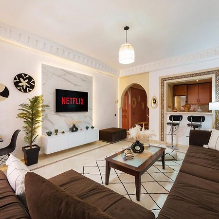 Appartement Chic Gueliz Plaza Avec Vue 마라케시 외부 사진